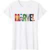 imageMarvel Logo Avengers Super Heroes TShirtWhite