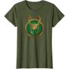 imageMarvel Loki Series Icon TShirtOlive Green