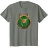 imageMarvel Loki Series Icon TShirtOlive Heather