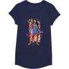 imageMarvel Ms Marvel Kamala Khan Mural Art TShirtNavy Blue