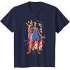 imageMarvel Ms Marvel Kamala Khan Mural Art TShirtNavy Blue