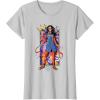 imageMarvel Ms Marvel Kamala Khan Mural Art TShirtSilver Grey