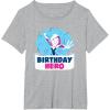 imageMarvel SpiderGwen Ghost Spider Toon Confetti Birthday Hero TShirtHeather Grey