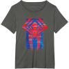 imageMarvel SpiderMan Across the SpiderVerse 2099 Symbol Icon TShirtAsphalt Grey