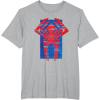 imageMarvel SpiderMan Across the SpiderVerse 2099 Symbol Icon TShirtHeather Grey