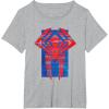 imageMarvel SpiderMan Across the SpiderVerse 2099 Symbol Icon TShirtHeather Grey