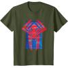 imageMarvel SpiderMan Across the SpiderVerse 2099 Symbol Icon TShirtOlive Green