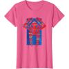 imageMarvel SpiderMan Across the SpiderVerse 2099 Symbol Icon TShirtPink Heather