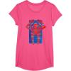 imageMarvel SpiderMan Across the SpiderVerse 2099 Symbol Icon TShirtPink Heather