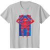 imageMarvel SpiderMan Across the SpiderVerse 2099 Symbol Icon TShirtSilver Grey