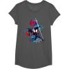 imageMarvel SpiderMan Across the SpiderVerse Miles Glitch TShirtAsphalt Grey