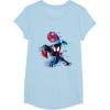 imageMarvel SpiderMan Across the SpiderVerse Miles Glitch TShirtBaby Blue