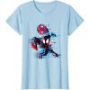 imageMarvel SpiderMan Across the SpiderVerse Miles Glitch TShirtBaby Blue
