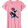 imageMarvel SpiderMan Across the SpiderVerse Miles Glitch TShirtPink