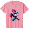 imageMarvel SpiderMan Across the SpiderVerse Miles Glitch TShirtPink
