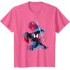 imageMarvel SpiderMan Across the SpiderVerse Miles Glitch TShirtPink Heather