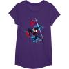 imageMarvel SpiderMan Across the SpiderVerse Miles Glitch TShirtPurple