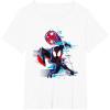 imageMarvel SpiderMan Across the SpiderVerse Miles Glitch TShirtWhite