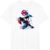 imageMarvel SpiderMan Across the SpiderVerse Miles Glitch TShirtWhite