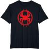 imageMarvel SpiderMan Across the SpiderVerse Miles Symbol TShirtBlack