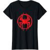imageMarvel SpiderMan Across the SpiderVerse Miles Symbol TShirtBlack