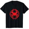 imageMarvel SpiderMan Across the SpiderVerse Miles Symbol TShirtBlack