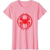 imageMarvel SpiderMan Across the SpiderVerse Miles Symbol TShirtPink