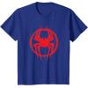 imageMarvel SpiderMan Across the SpiderVerse Miles Symbol TShirtRoyal Blue