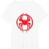 imageMarvel SpiderMan Across the SpiderVerse Miles Symbol TShirtWhite