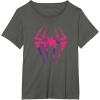 imageMarvel SpiderMan Across the SpiderVerse SpiderGwen Icon TShirtAsphalt Grey