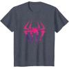 imageMarvel SpiderMan Across the SpiderVerse SpiderGwen Icon TShirtHeather Blue