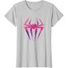imageMarvel SpiderMan Across the SpiderVerse SpiderGwen Icon TShirtSilver Grey