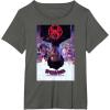 imageMarvel SpiderMan Across the SpiderVerse Theatrical Poster TShirtAsphalt Grey