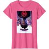 imageMarvel SpiderMan Across the SpiderVerse Theatrical Poster TShirtPink Heather