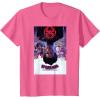 imageMarvel SpiderMan Across the SpiderVerse Theatrical Poster TShirtPink Heather