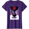 imageMarvel SpiderMan Across the SpiderVerse Theatrical Poster TShirtPurple