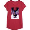 imageMarvel SpiderMan Across the SpiderVerse Theatrical Poster TShirtRed Heather