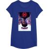 imageMarvel SpiderMan Across the SpiderVerse Theatrical Poster TShirtRoyal Blue