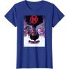 imageMarvel SpiderMan Across the SpiderVerse Theatrical Poster TShirtRoyal Blue