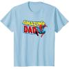 imageMarvel SpiderMan Amazing Dad Comic Book Fathers Day TShirtBaby Blue