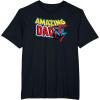 imageMarvel SpiderMan Amazing Dad Comic Book Fathers Day TShirtBlack