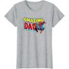 imageMarvel SpiderMan Amazing Dad Comic Book Fathers Day TShirtHeather Grey