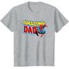 imageMarvel SpiderMan Amazing Dad Comic Book Fathers Day TShirtHeather Grey