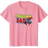 imageMarvel SpiderMan Amazing Dad Comic Book Fathers Day TShirtPink
