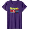 imageMarvel SpiderMan Amazing Dad Comic Book Fathers Day TShirtPurple