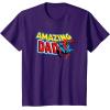 imageMarvel SpiderMan Amazing Dad Comic Book Fathers Day TShirtPurple
