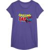 imageMarvel SpiderMan Amazing Dad Comic Book Fathers Day TShirtPurple Heather