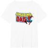 imageMarvel SpiderMan Amazing Dad Comic Book Fathers Day TShirtWhite