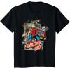imageMarvel SpiderMan Amazing Dad Fathers Day TShirtBlack