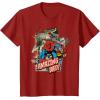 imageMarvel SpiderMan Amazing Dad Fathers Day TShirtCranberry Red